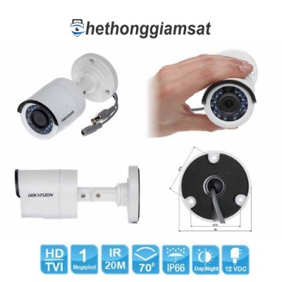 Camera HDTVI Thân Trụ HIKVISION DS-2CE16C0T-IR 1MPX là dòng sản phẩm Camera được làm bằng kim loại Camera HDTVI Thân Trụ HIKVISION DS-2CE16C0T-IR 1MPX là dòng sản phẩm Camera được làm bằng kim loại