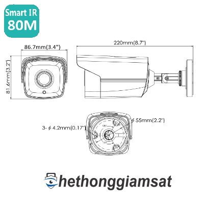 Camera HDTVI Thân Trụ HIKVISION DS-2CE16C0T-IT5 1MP là dòng sản phẩm Camera hỗ trợ khoảng cách hồng ngoại lên đến 80m của Hikvision Camera HDTVI Thân Trụ HIKVISION DS-2CE16C0T-IT5 1MP là dòng sản phẩm Camera hỗ trợ khoảng cách hồng ngoại lên đến 80m của Hikvision