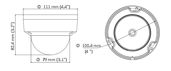 Camera IP Dome IR HIKVISION DS-2CD1121-I 2MP Camera IP Dome IR HIKVISION DS-2CD1121-I 2MP
