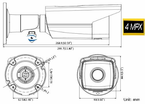 Camera IP thân IR EXIR HIKVISION DS-2CD2T43G0-I8 4MP Camera IP thân IR EXIR HIKVISION DS-2CD2T43G0-I8 4MP