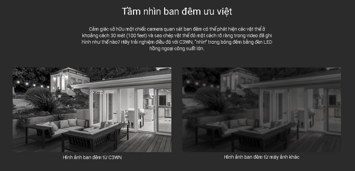 Camera IP Wifi Thân EZVIZ C3WN CS-CV310-A0-1C2WFR 1080P Camera IP Wifi Thân EZVIZ C3WN CS-CV310-A0-1C2WFR 1080P