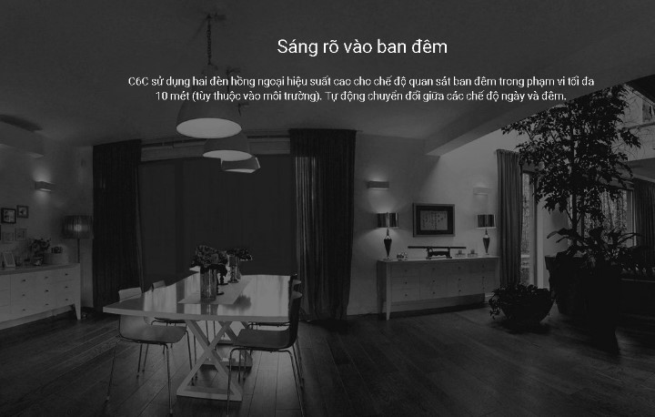 Camera IP Wifi Xoay EZVIZ C6C CS-CV246 hỗ trợ hồng ngoại Camera IP Wifi Xoay EZVIZ C6C CS-CV246 hỗ trợ hồng ngoại