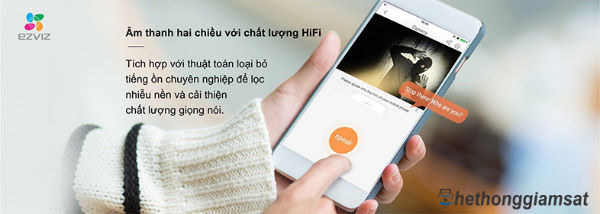 Camera IP Wifi than EZVIZ C3W CS-CV310 1080P có khả năng đàm thoại 2 chiều tốt Camera IP Wifi than EZVIZ C3W CS-CV310 1080P có khả năng đàm thoại 2 chiều tốt