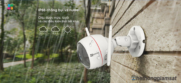 Camera IP Wifi than EZVIZ C3W CS-CV310 720P chịu đựng trước thời tiết khắc nghiệt Camera IP Wifi than EZVIZ C3W CS-CV310 720P chịu đựng trước thời tiếc khắc nghiệt