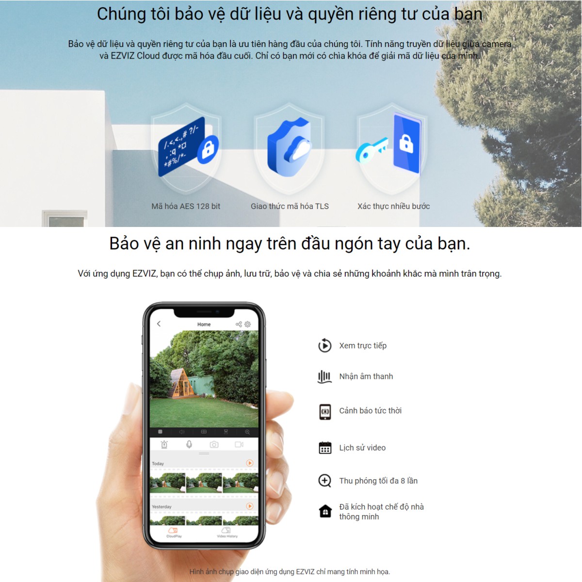 Camera Wifi Ngoài Trời EZVIZ C3TN Color 2Mp 1080P Full HD - Màu Bang Đêm hỗ trợ nhiều phương thức mã hóa Camera Wifi Ngoài Trời EZVIZ C3TN Color 2Mp 1080P Full HD - Màu Bang Đêm hỗ trợ nhiều phương thức mã hóa