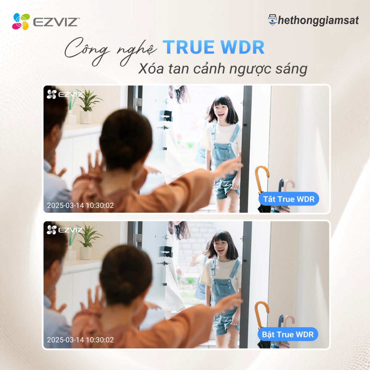 Camera Wifi EZVIZ H6C G1 8MP 4K chống ngược sáng thực