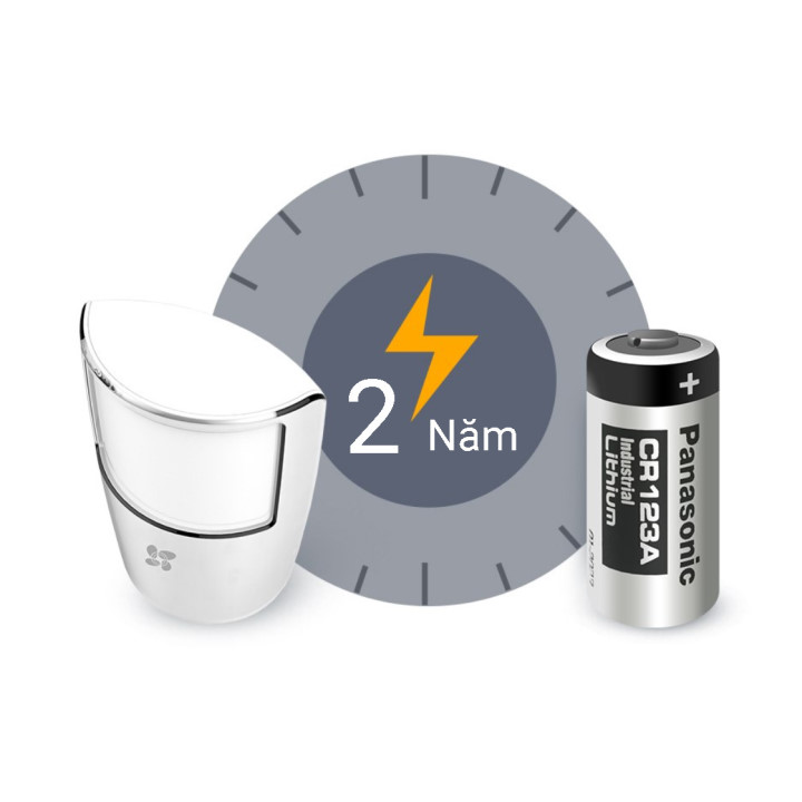 Ezviz T1 có khả năng hoạt động lên đến 2 năm cho một lần thay pin Ezviz T1 có khả năng hoạt động lên đến 2 năm cho một lần thay pin