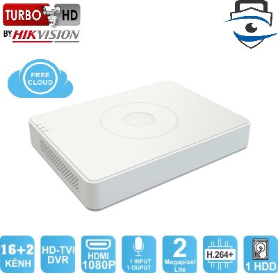 Đầu Ghi Hình 16 kênh HIKVISION DS-7116HGHI-F1/N TURBO 3.0 HD DVR 2MP LITE Đầu Ghi Hình 16 kênh HIKVISION DS-7116HGHI-F1/N TURBO 3.0 HD DVR 2MP LITE