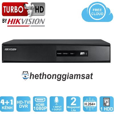 Đầu Ghi Hình 4 Kênh HIKVISION DS-7204HGHI-F1 TURBO 3.0 HD DVR 2MP LITE Đầu Ghi Hình 4 Kênh HIKVISION DS-7204HGHI-F1 TURBO 3.0 HD DVR 2MP LITE