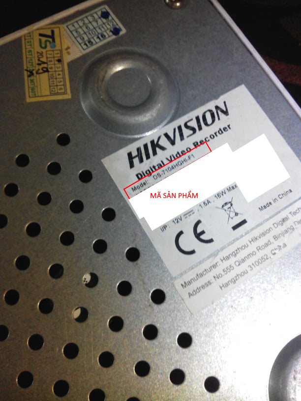 Hướng dẫn cách tìm mã sản phẩm phía sau thiet bi Hướng dẫn cách tìm mã sản phẩm phía sau thiet bi