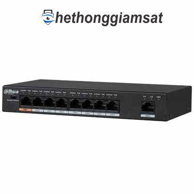 SWITCH POE DAHUA 8 CỔNG PFS3009-8ET-65