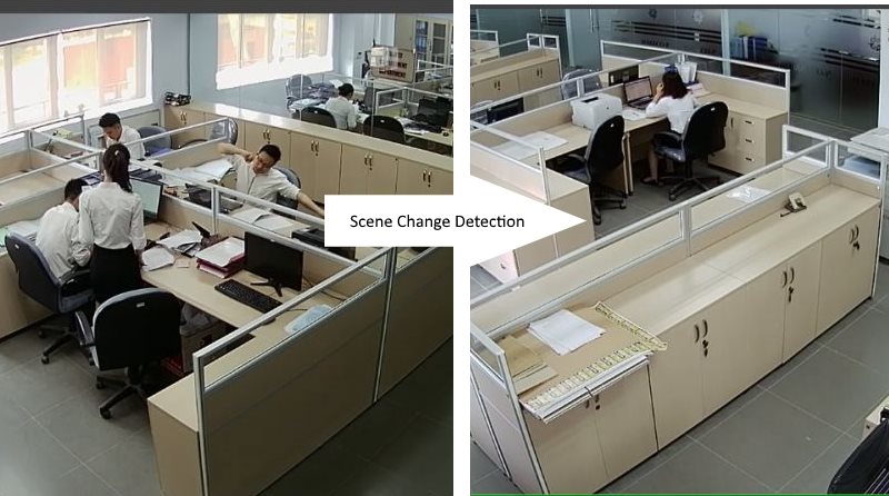 Scene Change Detection(Tính năng phát hiện thay đổi khung cảnh) trên hệ thống giám sát