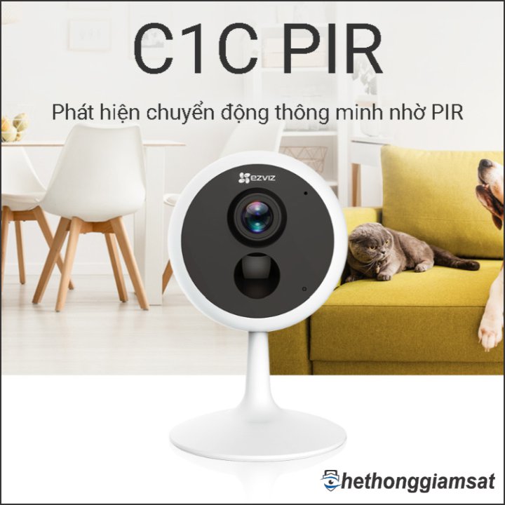 Camera IP Wifi EZVIZ C1C PIR 1080P, hỗ trợ phát hiện bằng chuyển động Camera IP Wifi EZVIZ C1C PIR 1080P, hỗ trợ phát hiện bằng chuyển động