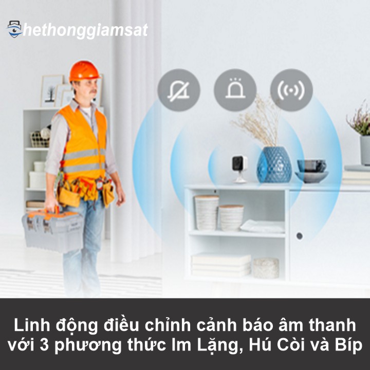 Camera Wifi EZVIZ H1C 1080P 2MP linh động điều chỉnh cảnh báo âm thanh