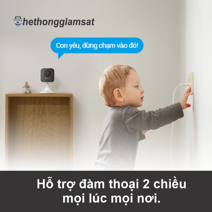 Camera Wifi EZVIZ H1C 1080P 2MP hỗ trợ đàm thoại 2 chiều