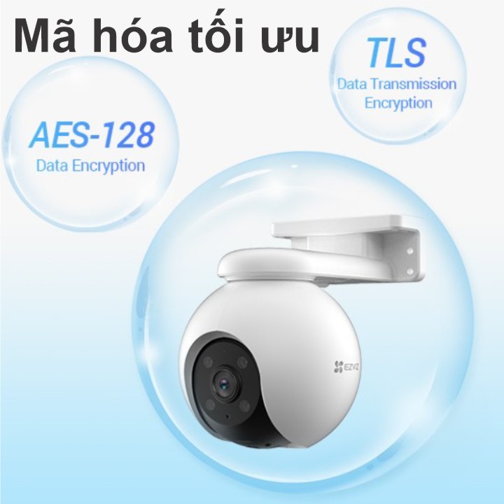 Camera Wifi Ngoài Trời EZVIZ H8 3MP 2K hỗ trợ mã hóa dữ liệu Camera Wifi Ngoài Trời EZVIZ H8 3MP 2K hỗ trợ mã hóa dữ liệu