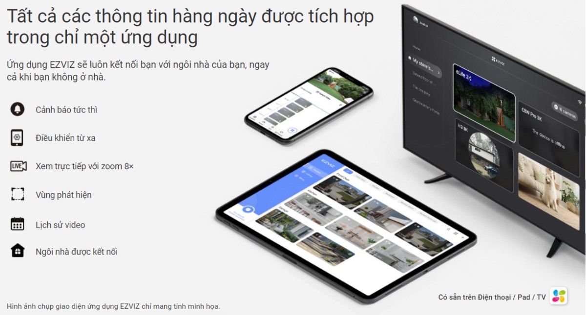 Camera IP Wifi Ngoài Trời EZVIZ H8C 1080P 2MP miễn phí trọn đời sử dụng ứng dụng Camera IP Wifi Ngoài Trời EZVIZ H8C 1080P 2MP miễn phí trọn đời sử dụng ứng dụng