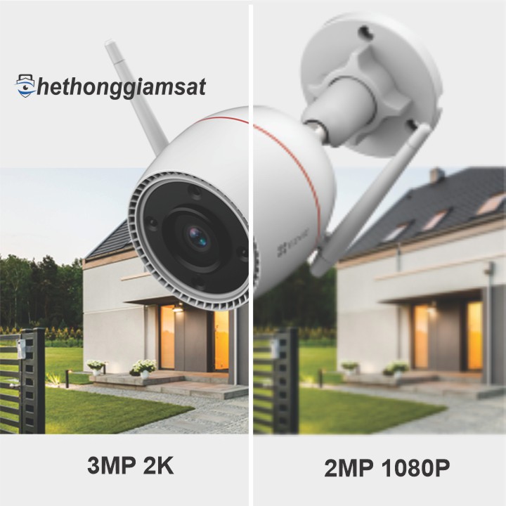 Camera Wifi Ngoài Trời EZVIZ H3C 3MP 2K Camera Wifi Ngoài Trời EZVIZ H3C 3MP 2K