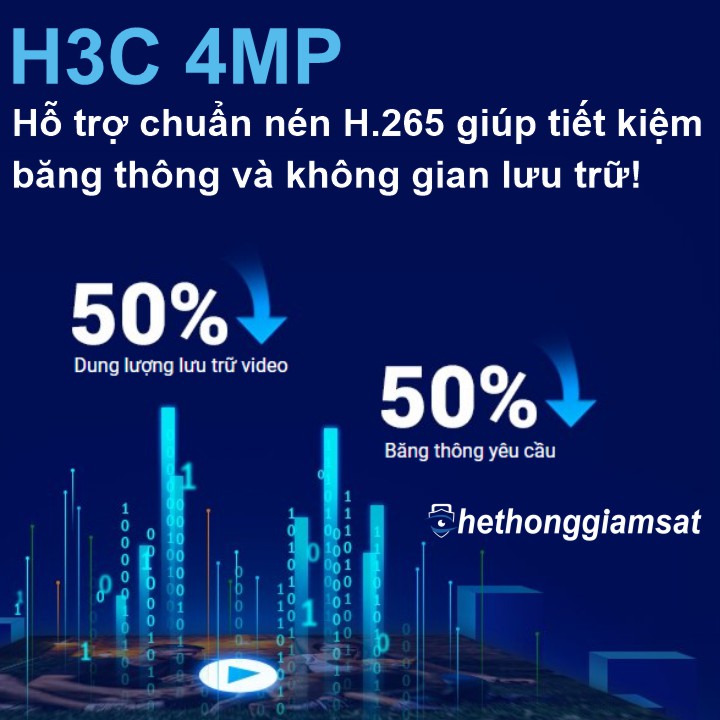 Camera Wifi Ngoài Trời EZVIZ H3C 4MP 2K+ hỗ trợ chuẩn nén H.265 Camera Wifi Ngoài Trời EZVIZ H3C 4MP 2K+ hỗ trợ chuẩn nén H.265