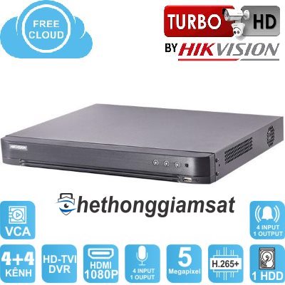 Đầu Ghi DVR 4 kênh Turbo 4 HD HIKVISION DS-7204HUHI-K1 5MP Đầu Ghi DVR 4 kênh Turbo 4 HD HIKVISION DS-7204HUHI-K1 5MP