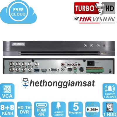 Đầu Ghi DVR 8 kênh Turbo 4 HD HIKVISION DS-7208HUHI-K1 5MP Đầu Ghi DVR 8 kênh Turbo 4 HD HIKVISION DS-7208HUHI-K1 5MP