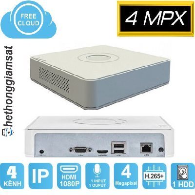 Đầu Ghi NVR 4 Kênh HIKVISION DS-7104NI-Q1 4MP Đầu Ghi NVR 4 Kênh HIKVISION DS-7104NI-Q1 4MP