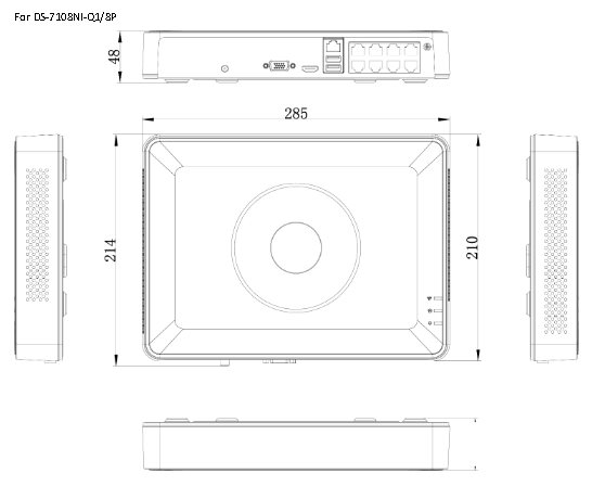 Đầu Ghi NVR 8 kênh HIKVISION DS-7108NI-Q1/8P Đầu Ghi NVR 8 kênh HIKVISION DS-7108NI-Q1/8P