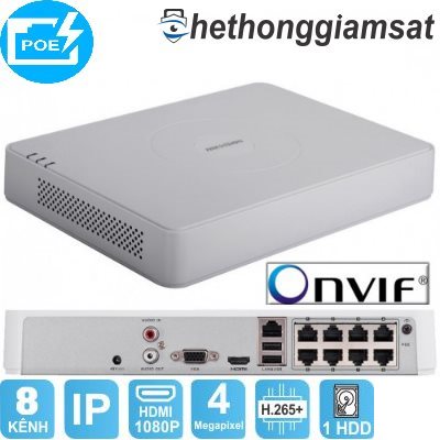 Đầu Ghi NVR 8 kênh HIKVISION DS-7108NI-Q1/8P Đầu Ghi NVR 8 kênh HIKVISION DS-7108NI-Q1/8P