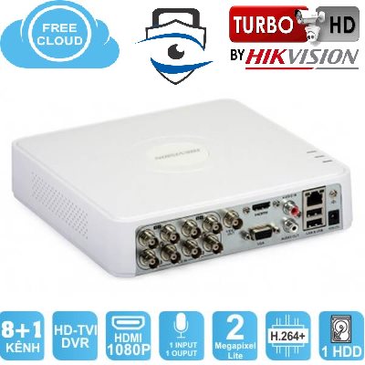 Đầu Ghi Hình 8 kênh HIKVISION DS-7108HGHI-F1/N TURBO 3.0 HD DVR 2MP LITE Đầu Ghi Hình 8 kênh HIKVISION DS-7108HGHI-F1/N TURBO 3.0 HD DVR 2MP LITE