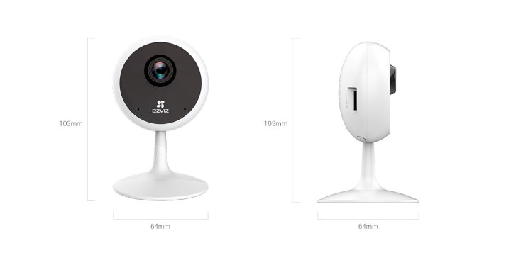 Bảng thông số kích thước của Camera IP Wifi EZVIZ C1C 720P Bảng thông số kích thước của Camera IP Wifi EZVIZ C1C 720P