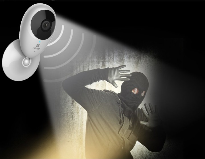 Camera Wifi EZVIZ C2C 720P hỗ trợ báo động khi có chuyển động