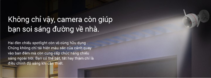 Camera IP Wifi Thân EZVIZ C3W Color Night Vision 1080P bạn có thể tự động điều chỉnh độ sáng Camera IP Wifi Thân EZVIZ C3W Color Night Vision 1080P bạn có thể tự động điều chỉnh độ sáng