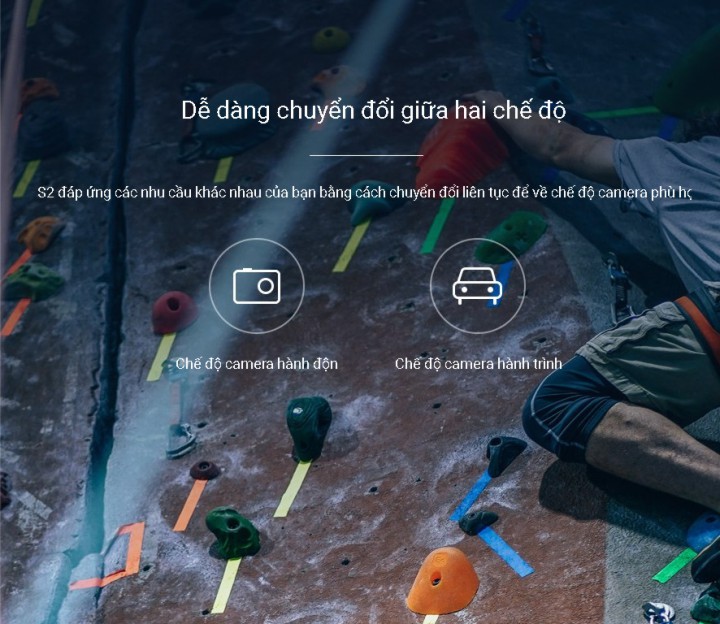 Camera EZVIZ S2 là Camera hành trình thể thao chuyên dụng cho hình ảnh sắt nét dễ dàng chuyển động giữa 2 đối tượng Camera EZVIZ S2 là Camera hành trình thể thao chuyên dụng dễ dàng chuyển động giữa 2 đối tượng