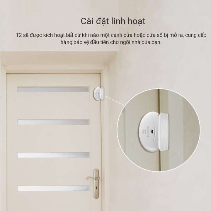 ezviz t2 cảm biển đóng mở không dây có thể cài đặt linh hoạt cho mọi vị trí ezviz t2 cảm biển đóng mở không dây có thể cài đặt linh hoạt cho mọi vị trí