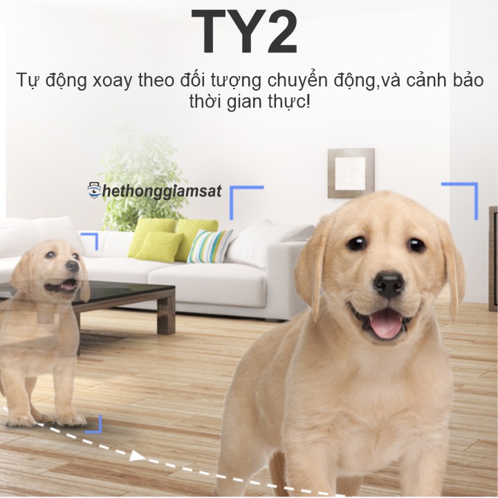 EZVIZ TY2 tự động chụp hình và theo dõi(xoay theo) đối tượng chuyển động EZVIZ TY2 tự động chụp hình và theo dõi(xoay theo) đối tượng chuyển động