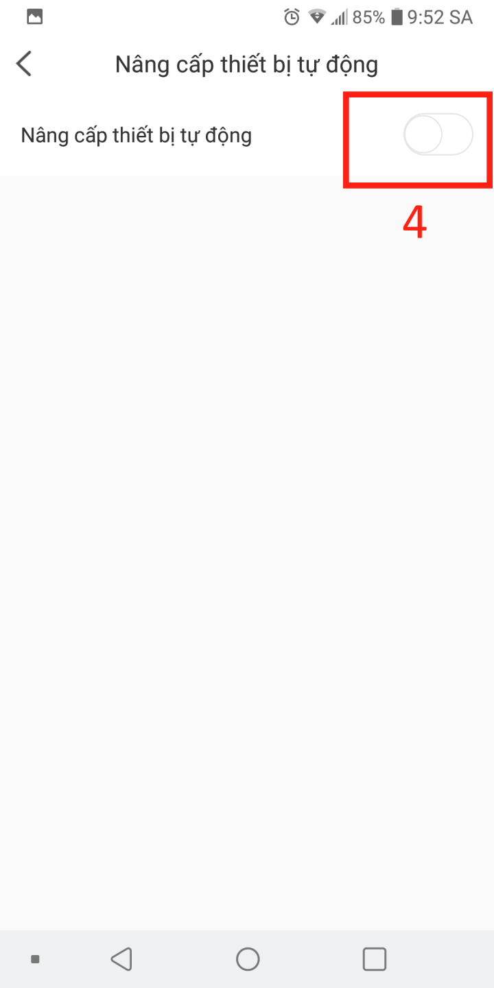 Hướng dẫn bật chức năng tự động cập nhật Firmware cho thiết bị Ezviz, vào buổi sáng khi có phiên bản Firmware mới cho thiết bị.