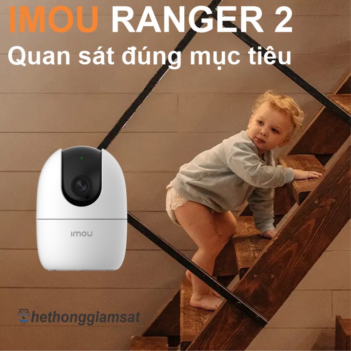Camera wifi IMOU ranger 2 3mp 2k hỗ trợ tính năng thông minh AI Camera wifi IMOU ranger 2 3mp 2k hỗ trợ tính năng thông minh AI