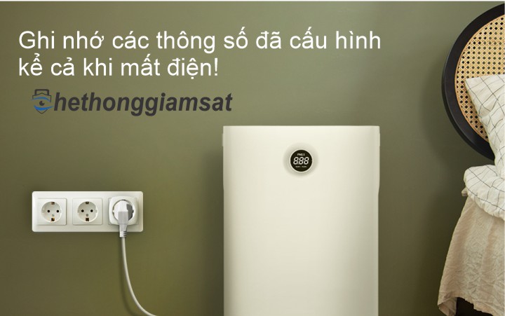 Ổ cắm thông minh Wifi EZVIZ CS-T30-10B-EU ghi nhớ các thông số kể cả khi mất điện Ổ cắm thông minh Wifi EZVIZ CS-T30-10B-EU ghi nhớ các thông số kể cả khi mất điện