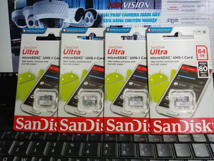 thẻ nhớ sandisk ultra 32gb và 64gb chuyên dụng cho camera thẻ nhớ sandisk ultra 32gb và 64gb chuyên dụng cho camera