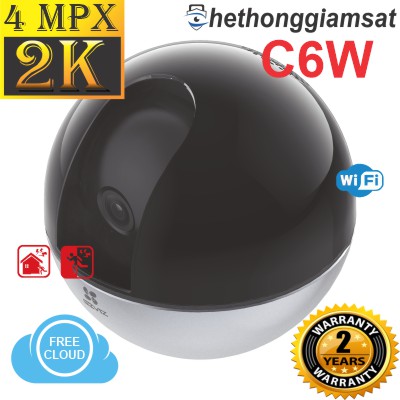 Camera Wifi Xoay EZVIZ C6W H.265 AI True-WDR 2K 4MPX
