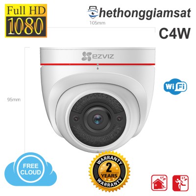 Camera IP Wifi Dome EZVIZ C4W 1080P