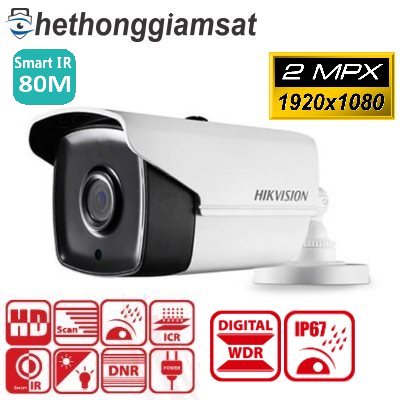 Camera HDTVI Thân Trụ HIKVISION DS-2CE16D0T-IT5 2MP
