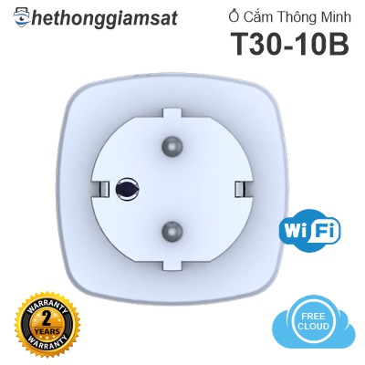 Ổ cắm thông minh Wifi EZVIZ CS-T30-10B-EU (Theo dõi điện tiêu thụ)