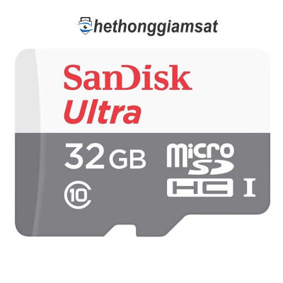Thẻ Nhớ Camera MicroSD SanDisk Ultra 32GB Class 10