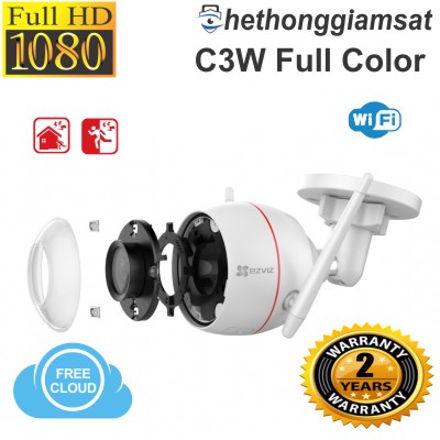 Camera IP Wifi Thân EZVIZ C3W Color Night Vision 1080P