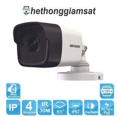 Camera IP Thân IR HIKVISION DS-2CD1043G0E-I 4MP
