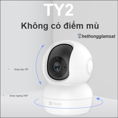 Camera Wifi Xoay EZVIZ TY2 1080P 2Mpx