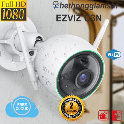Camera IP Wifi Ngoài Trời EZVIZ C3N 1080P - Màu Ban Đêm