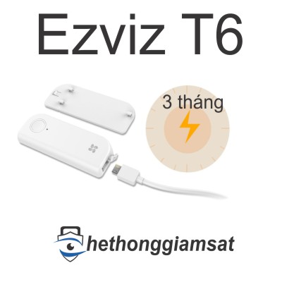 Ezviz T6 Cảm Biến Đóng Mở Không Dây Theo Góc Lệch