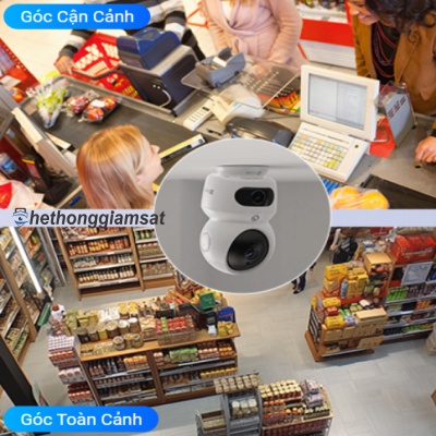 Camera Wifi EZVIZ H7C 4MP + 4MP - 2 Mắt Kép - Xoay 360 Độ - Đàm Thoại - Màu Bang Đêm